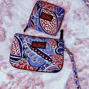 Vera Bradley wallet and wristlet